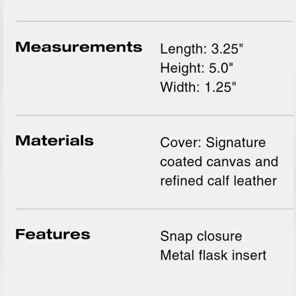 COACH NEW SIGNATURE LEATHER PRINT HIS & HER FLASK NEW IN BAG. - Picture 12 of 12